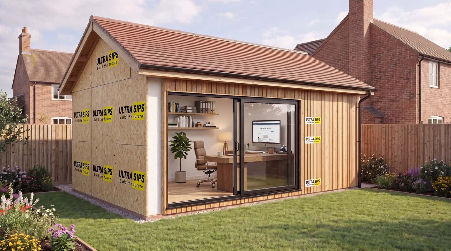 Modern garden office SIP shell concept